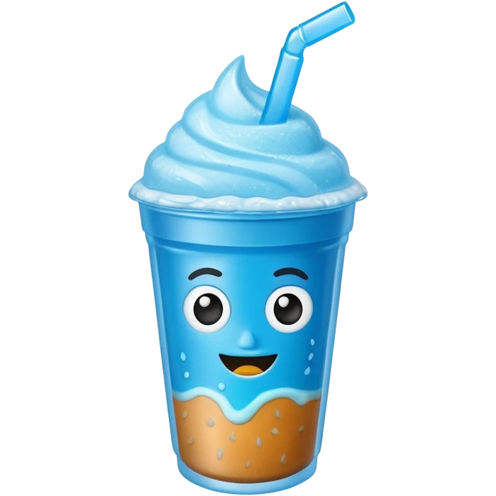 taco bell baja blast freeze cup emoji