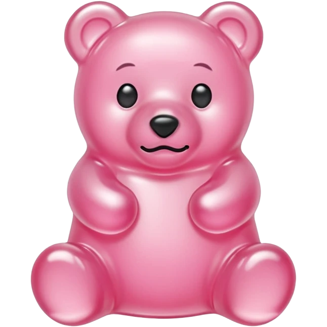 light pink haribo gummy bear emoji