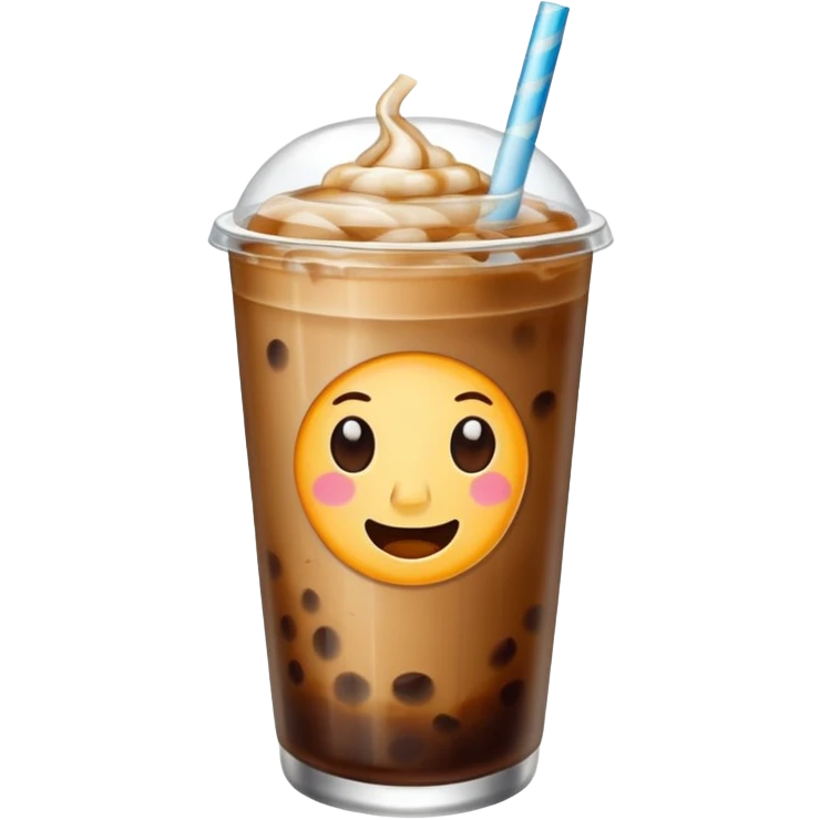 Iced coffee emoji