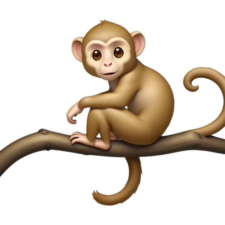 cinematic-Macaques-realistic-full-body-sitting-emoji,-slim-agile-frame-poised-on-a-branch,-long-tail-curled-slightly,-head-tilted-dramatically,-bright-playful-eyes-exuding-mischief,-simplified-yet-realistic-focused-features,-highly-detailed,-glowing-with-an-almost-sarcastic-glow
 emoji