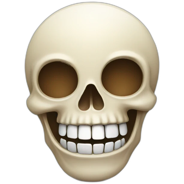 Skull laughing rolling on the floor emoji
