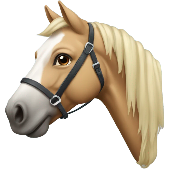 Cavalo com laço  emoji