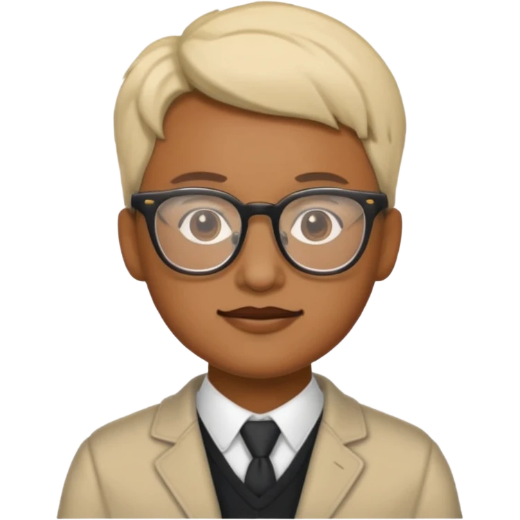 روحی که عینک زده و اکسسوری داره emoji