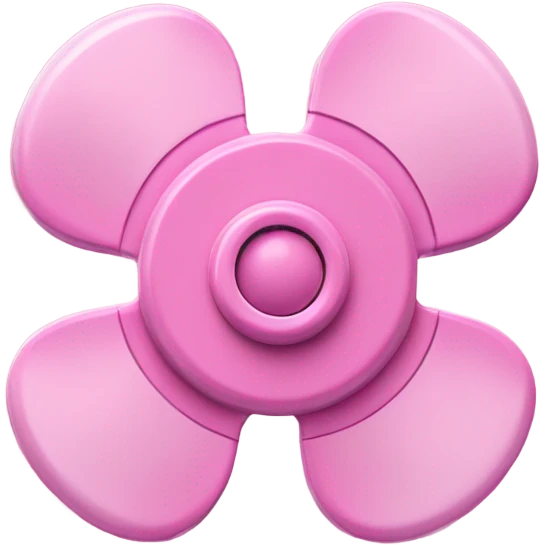 Fidget spinner pink emoji