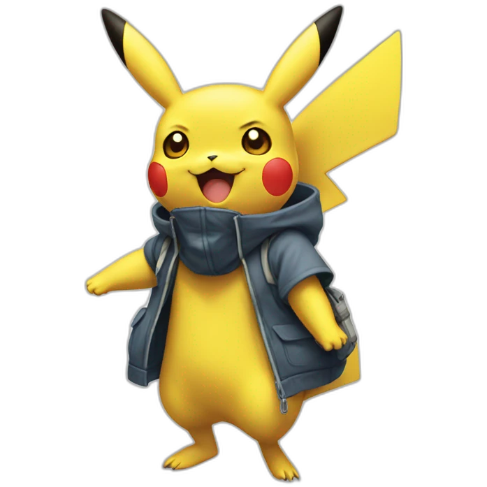 Pikachu amouraux emoji