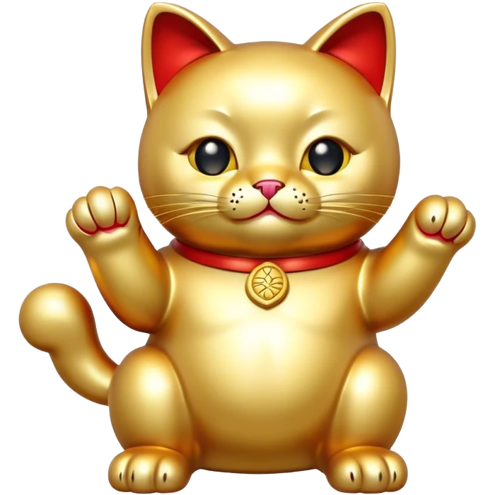 Chinese lucky cat emoji