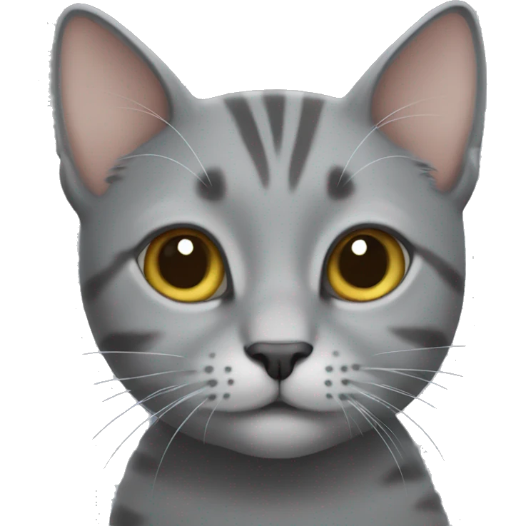 Little grey cat emoji