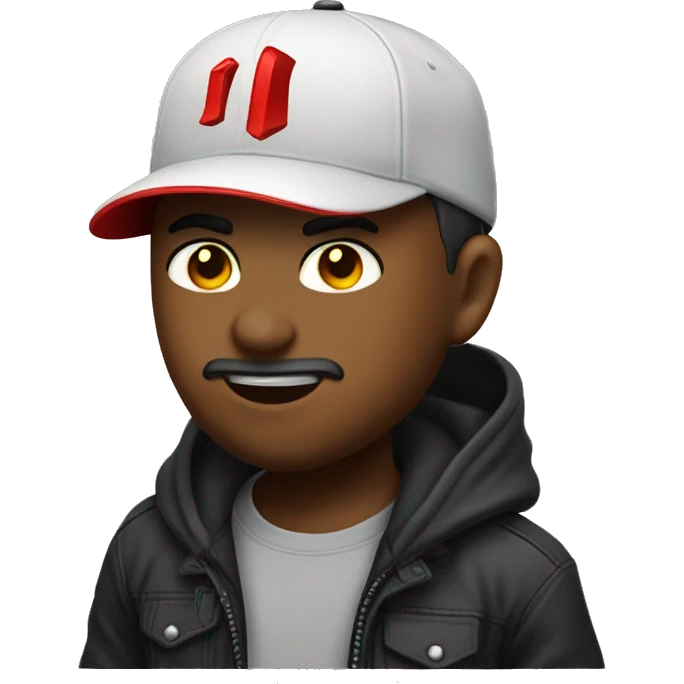 Diablo chino con gorra emoji