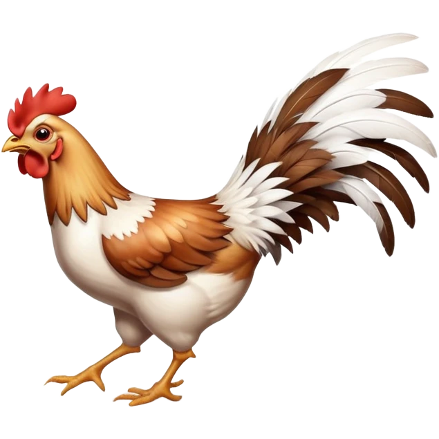 chicken running emoji