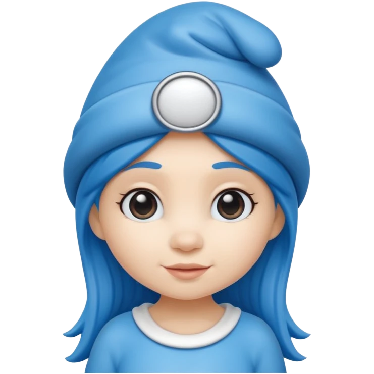 girl smurf  emoji