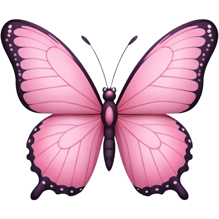 Pink butterfly emoji emoji