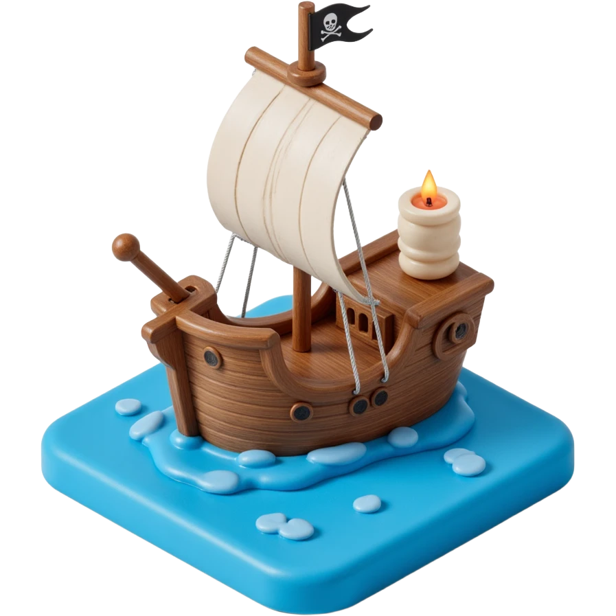 pirate ship emoji