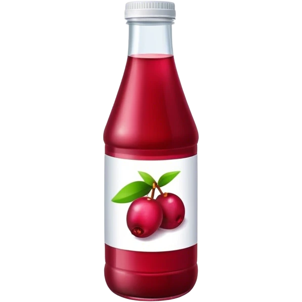 Bottle cranberry juice emoji