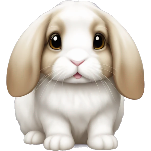 Bunny holland lop emoji