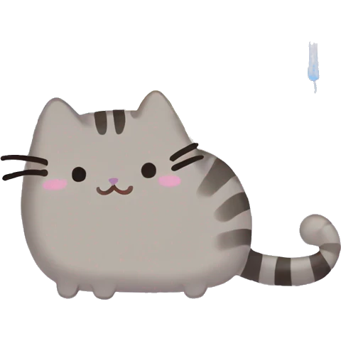 Rainbow  pusheen    emoji