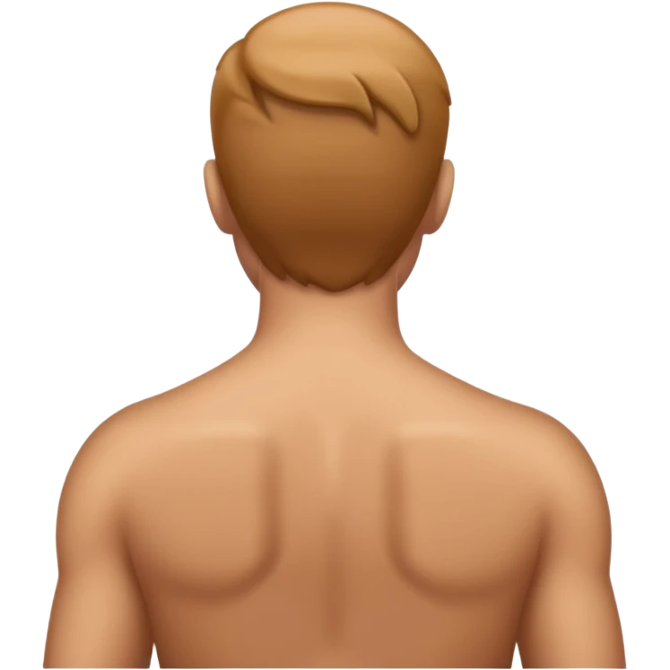Human back emoji