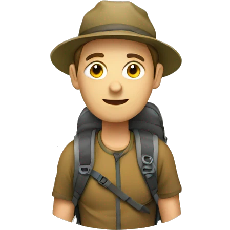 Hiker emoji