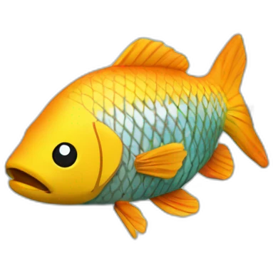 fish on an inflatable trap bridge emoji