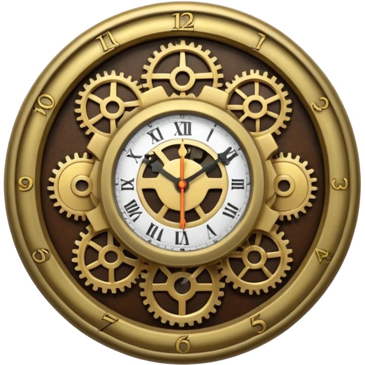 mechanic clock emoji