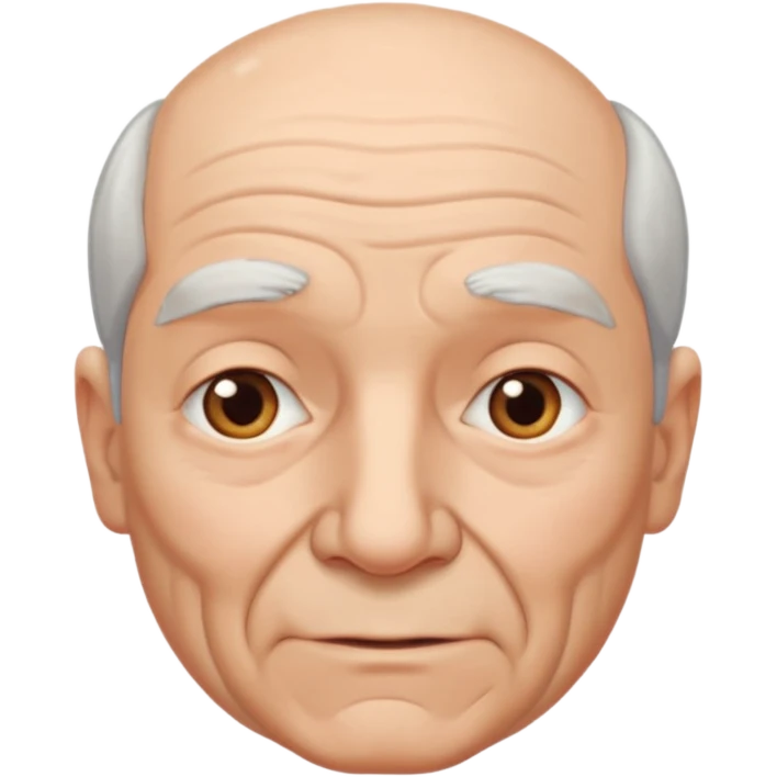 bald elderly man emoji