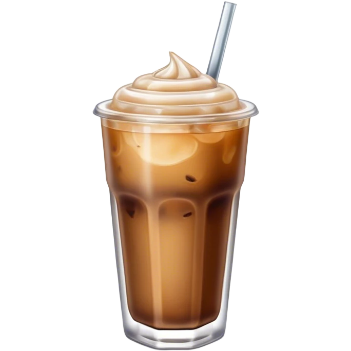 Café con hielo  emoji