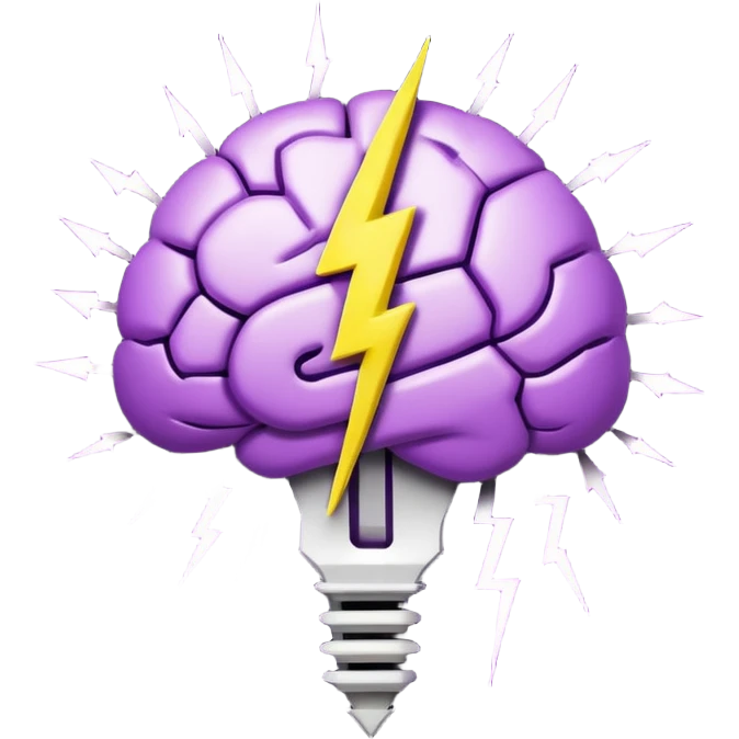 💛 1. Brain Spark — “Ідеї та AI-мислення”

Символ: дудл-мозок із маленькою блискавкою ⚡ всередині або поруч
Значення: натхнення, креатив, AI-інсайти, нові думки
Стиль: легкий скетч, жовтий або фіолетовий акцент emoji