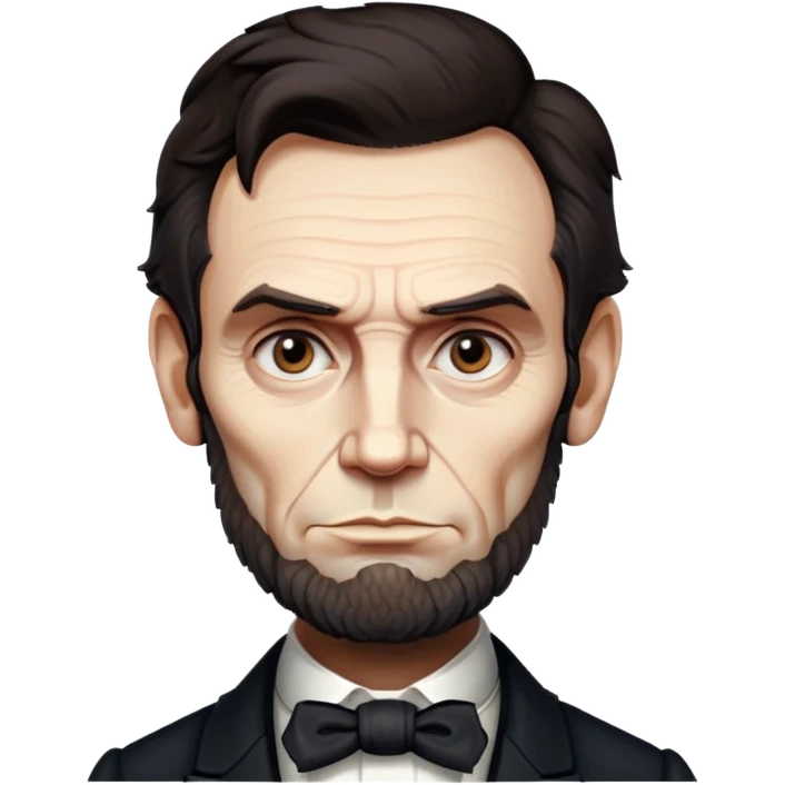 Abraham Lincoln mind blowing  emoji