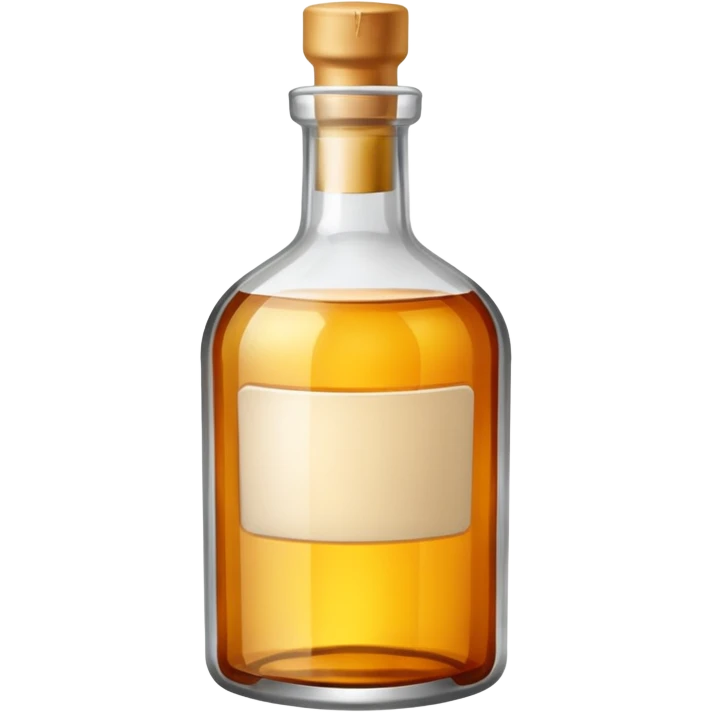 bottle of glass with alcohol emoji
