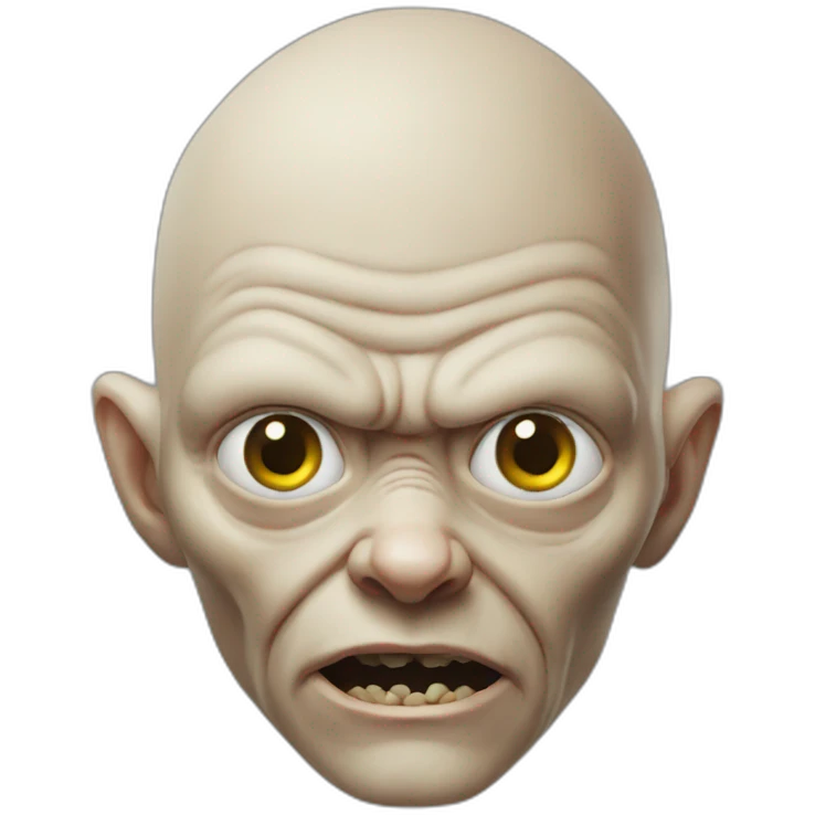 Think Golum emoji