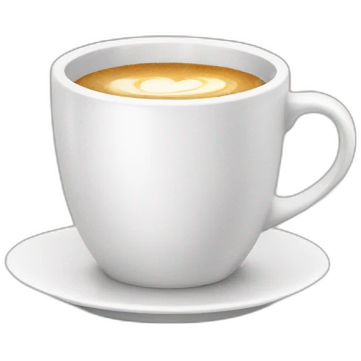 white coffee cup emoji