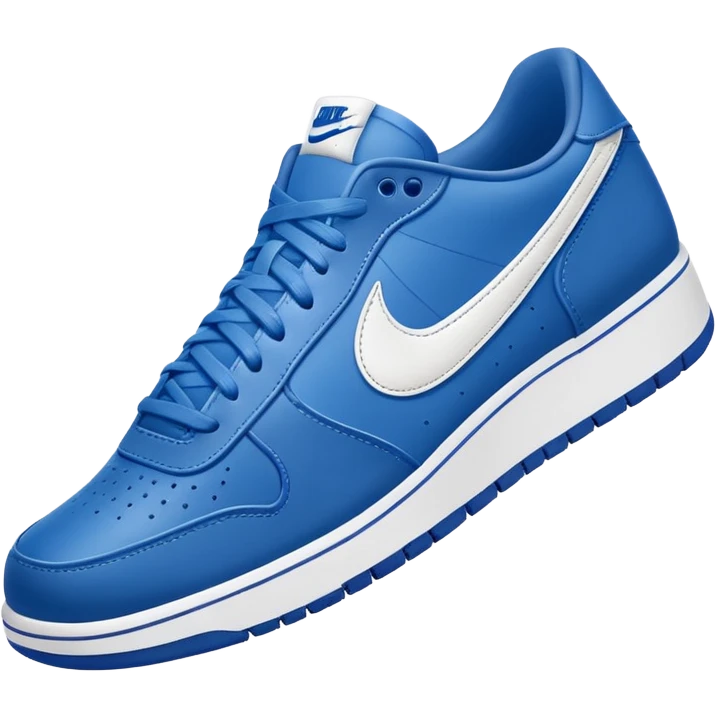 blue Nike sneaker angled view emoji