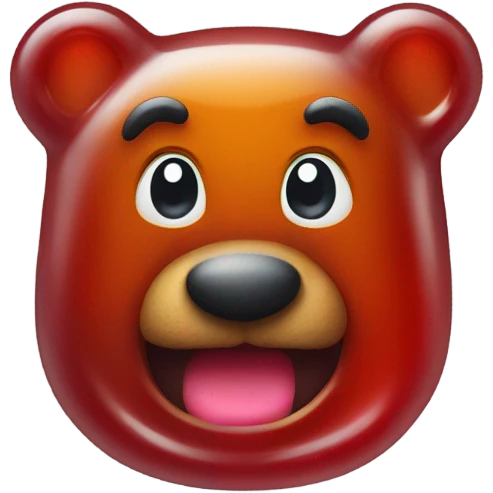Gummy bear emoji
