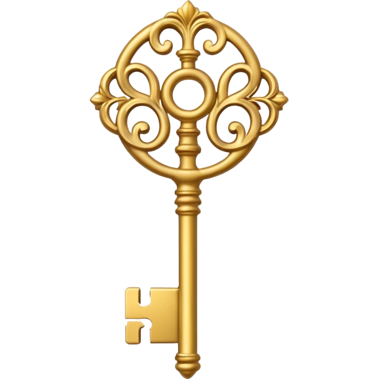 Золотой ключ emoji