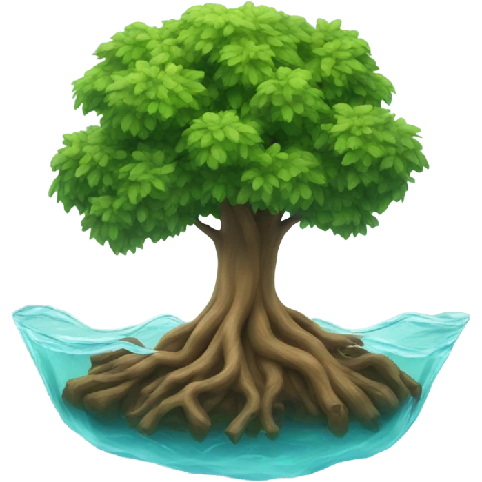 Tree swimming emoji