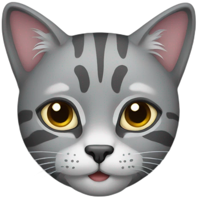grey tigered cat emoji