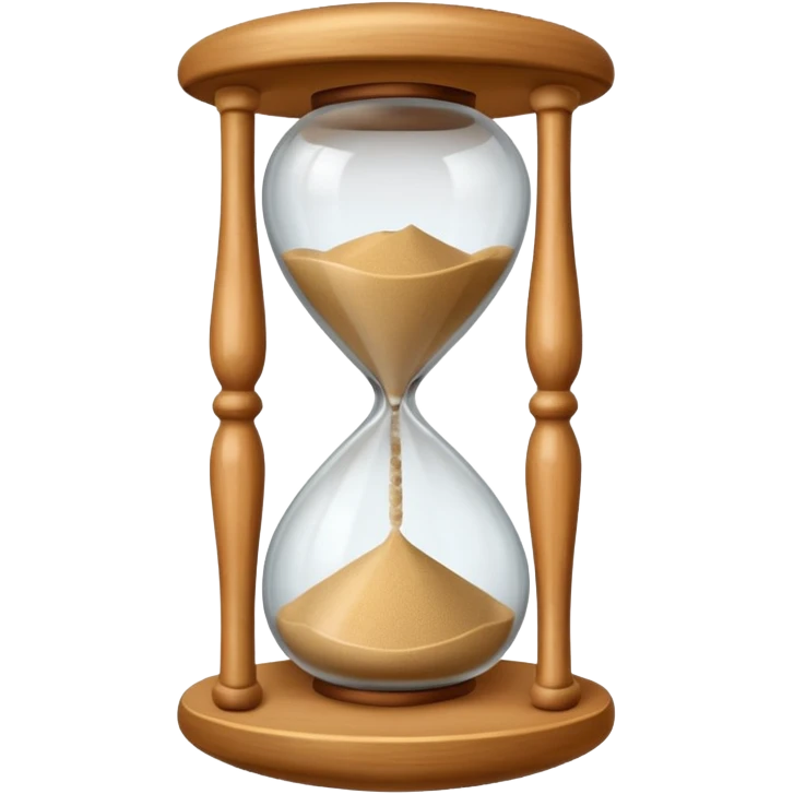 sand timer 3d emoji