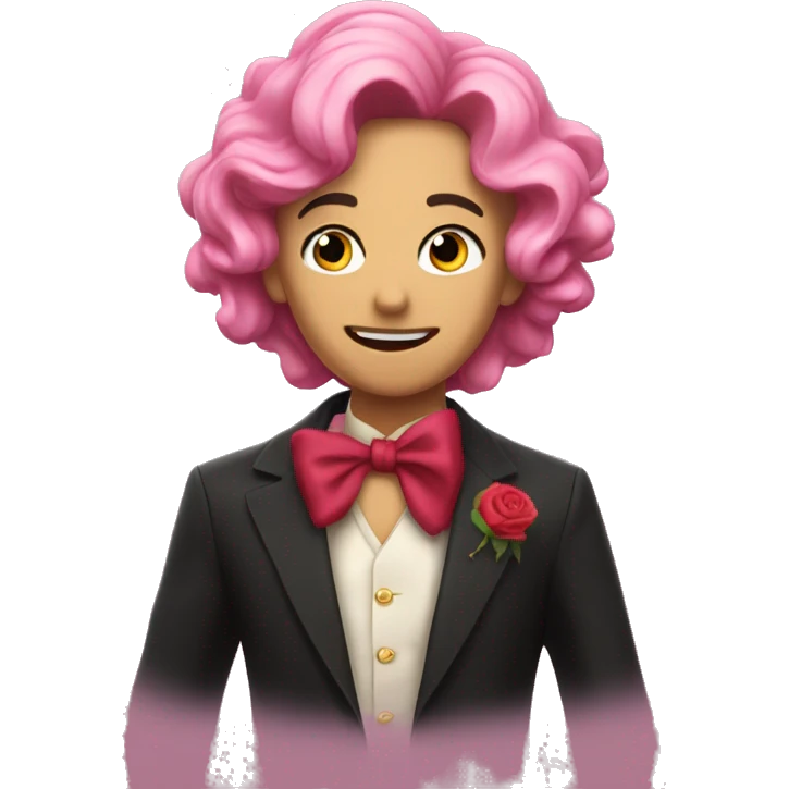 corazon rosa fiesta emoji