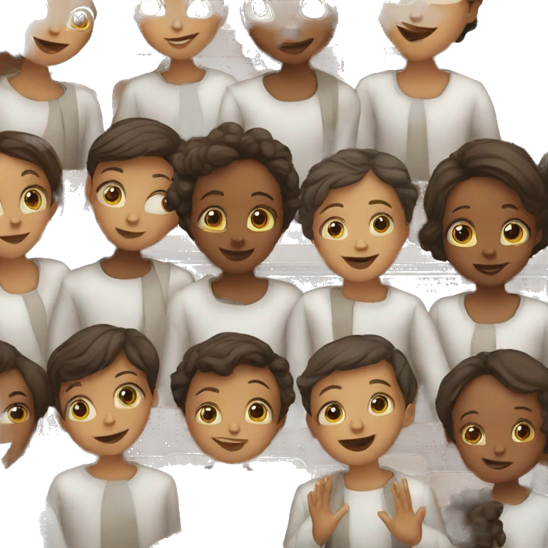 little kids in church emoji