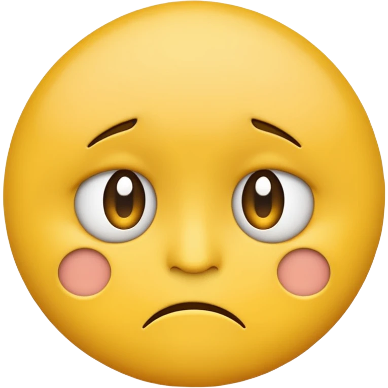 Unhappy face emoji emoji