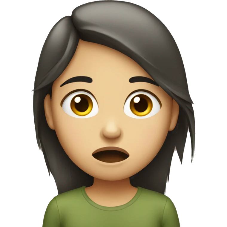 Girl crying  emoji