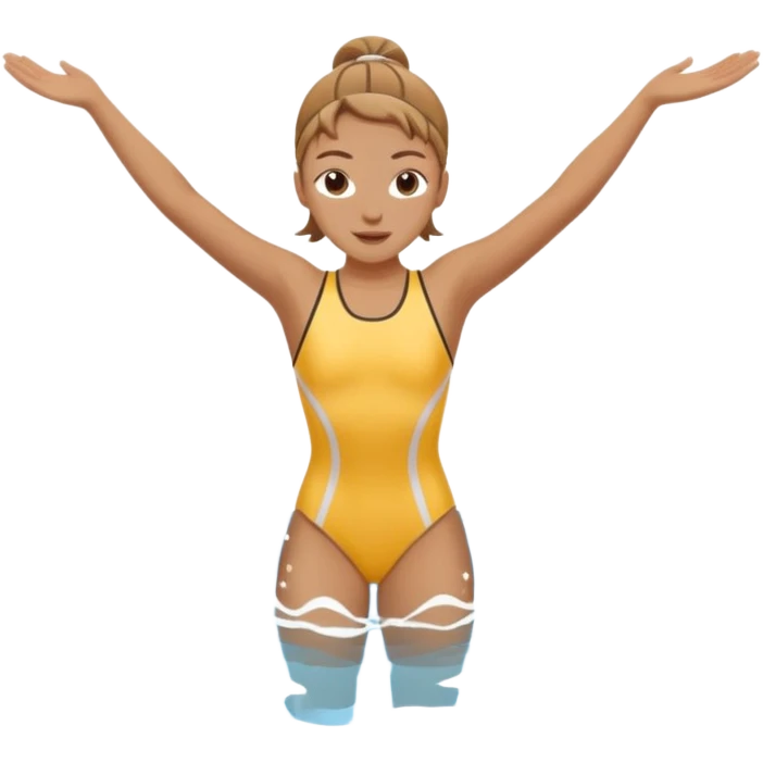 Artistic swimming emoji