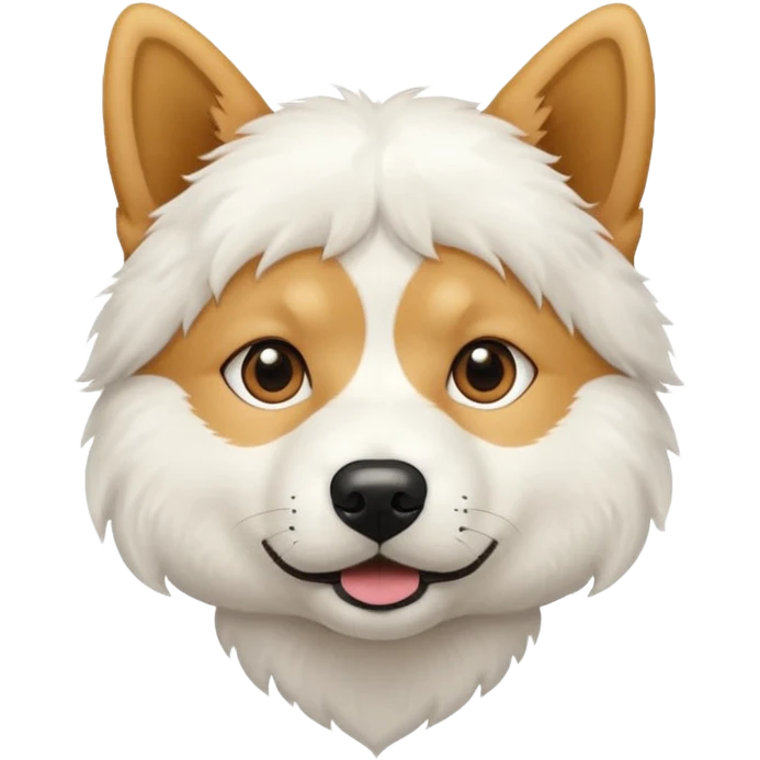 Jindo dog white emoji