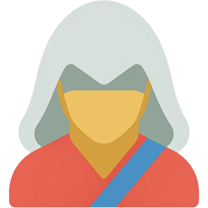 Assassin’s Creed hooded figure icon with color emoji