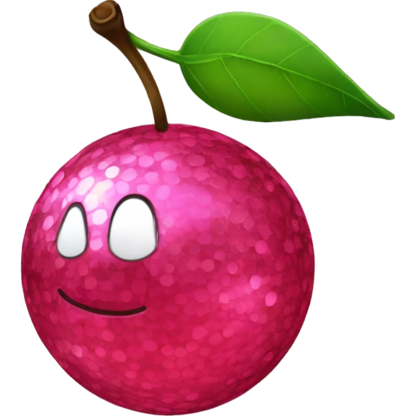 Cherry disco balls emoji