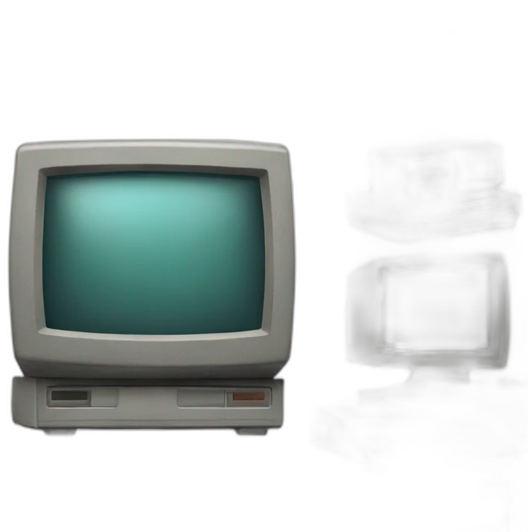 Old crt monitor emoji