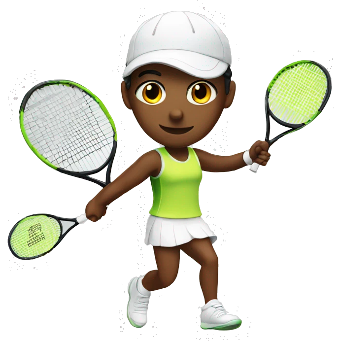 tennis player with wings  emoji