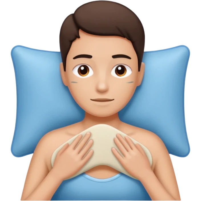 Endometriosis pain with heating pad emoji