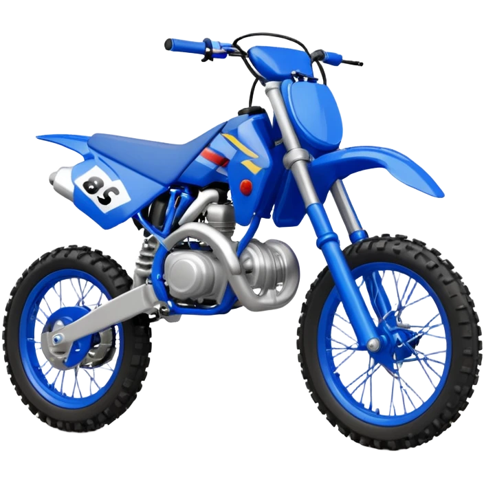 Blue dirt bike 85cc emoji