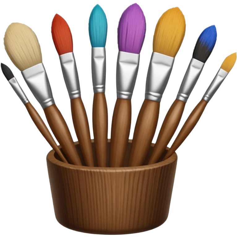 artist brushes emoji