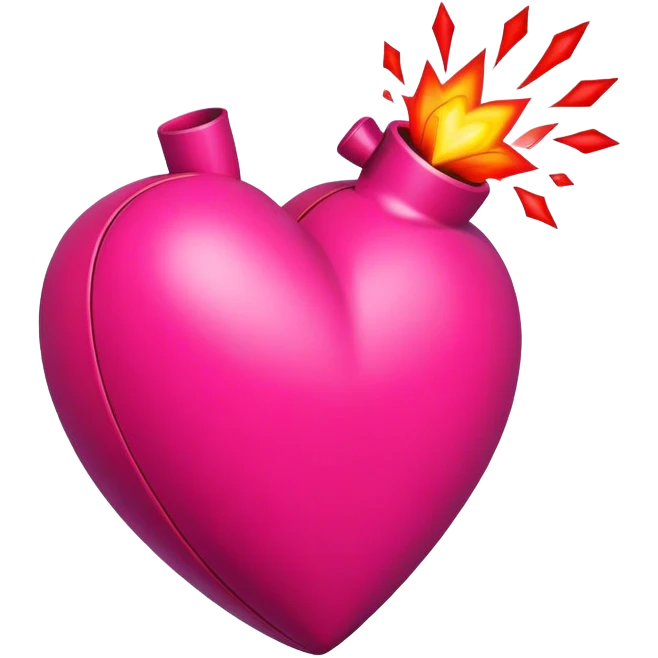 Heart bomb  emoji